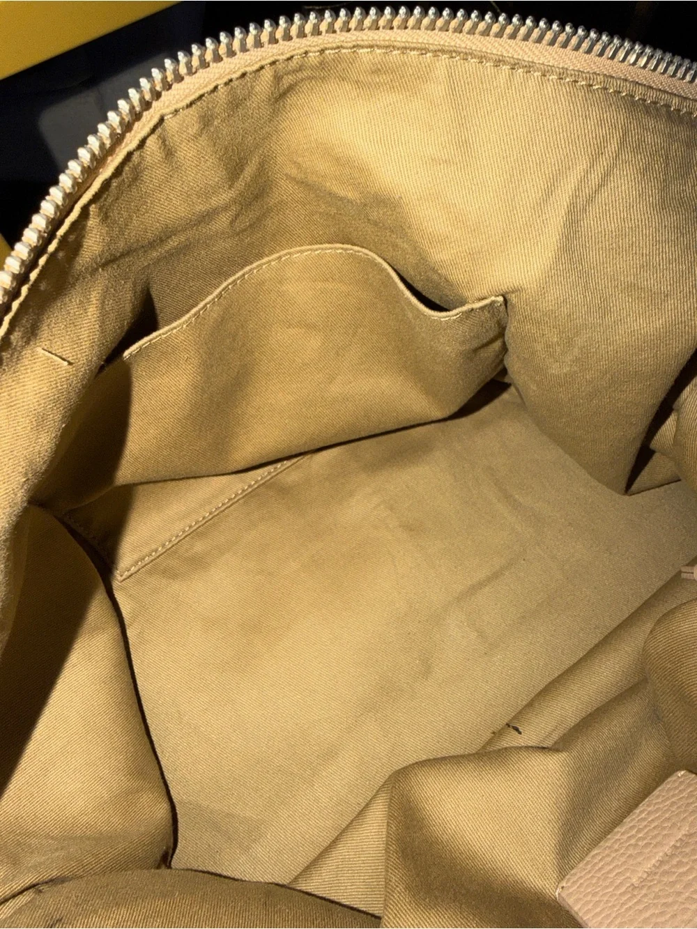 AllSaints Beige/Tan Pebbled Leather Hobo Bag